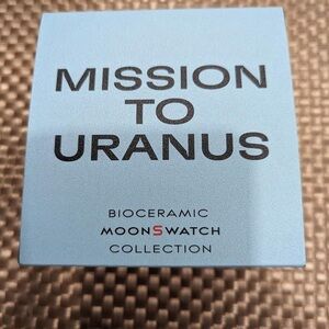 Swatch Mission to Uranus Light Blue Box